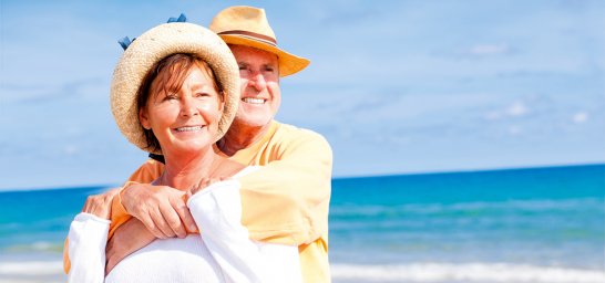 Glückliches Renter Paar